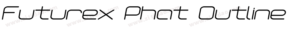 Futurex Phat Outline Italic字体转换